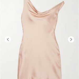 Norma Kamali Blush One-Shoulder Dress